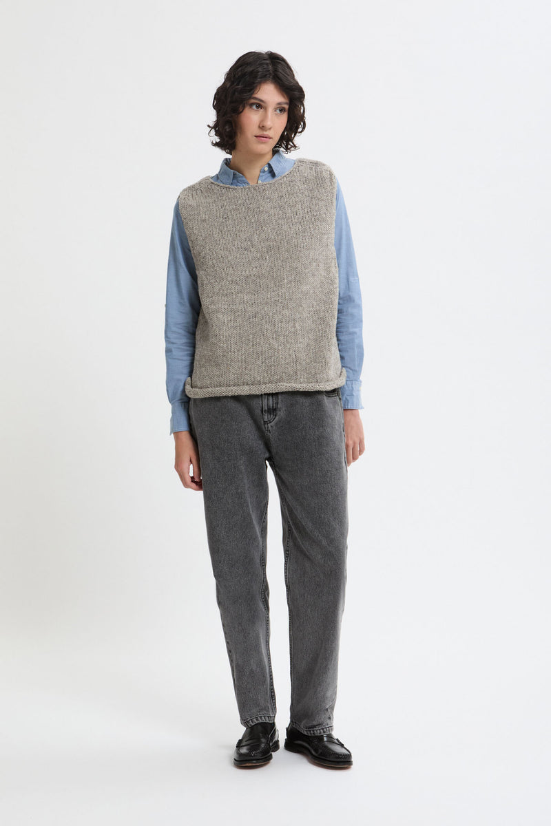 Gilet in maglia peruviana