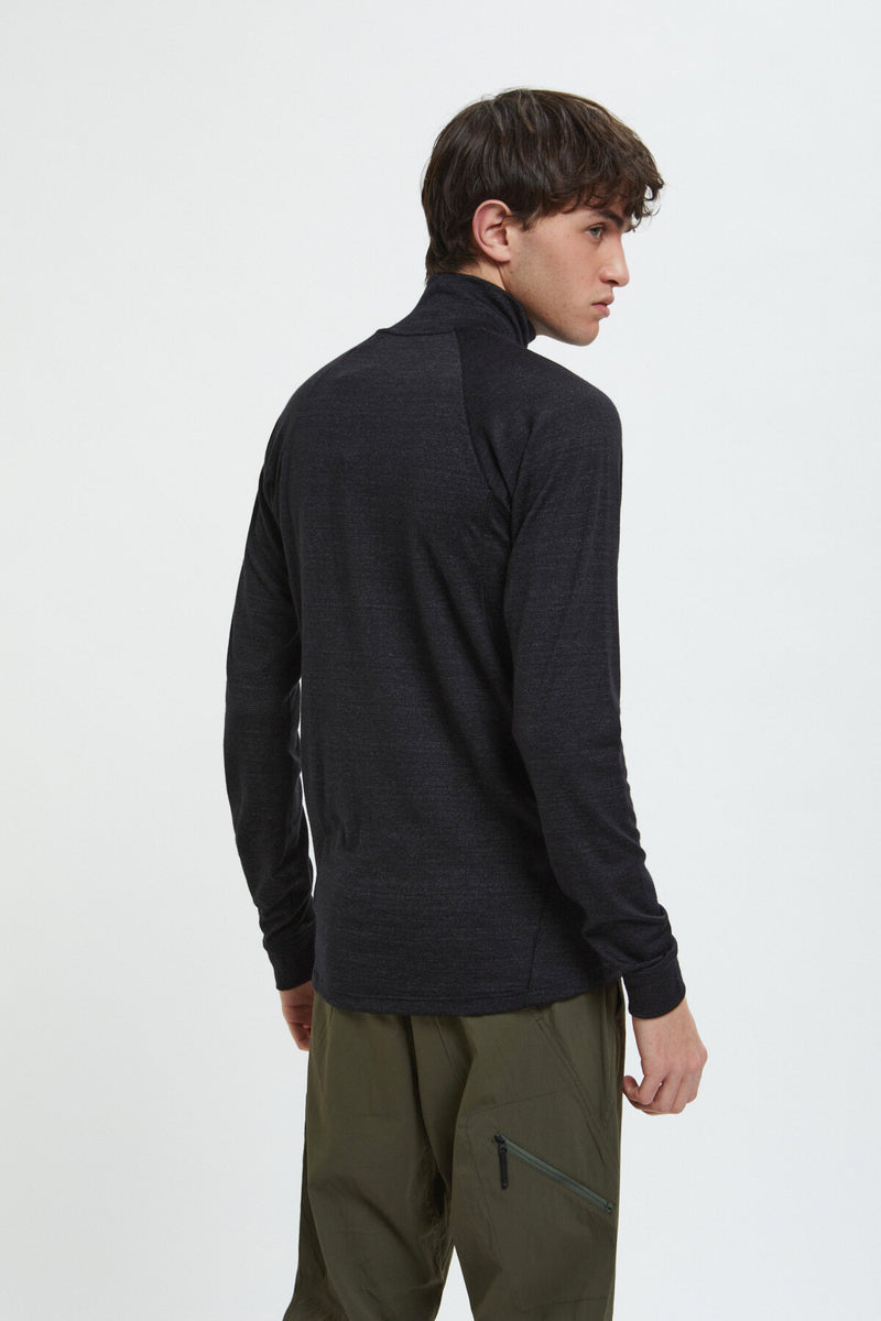 Wool Turtleneck Longsleeves T-Shirt