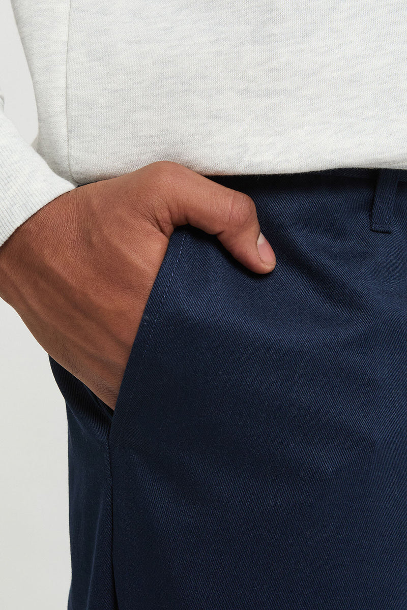 Pantaloni in twill fit classico