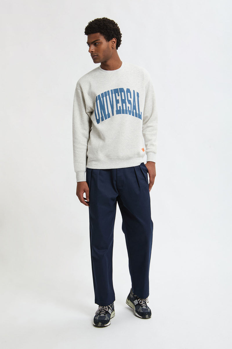 Pantaloni in twill a vestibilità rilassata