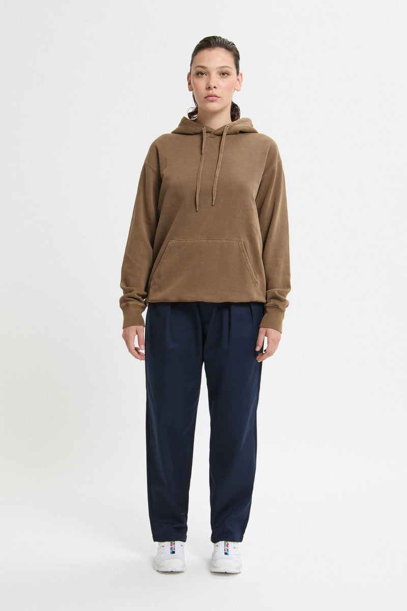 Pantaloni in twill a vestibilità rilassata