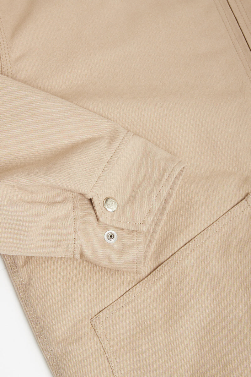 Giacca con zip e fodera in cotone