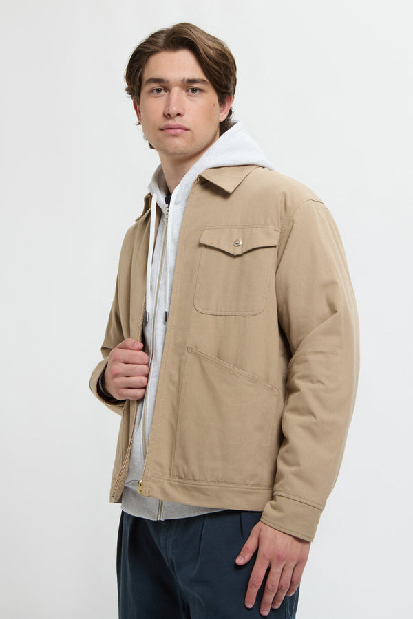 Cotton Liner Zip Jacket