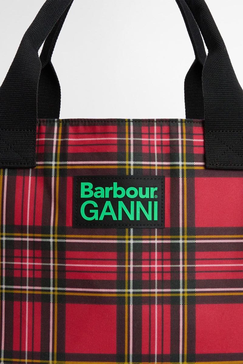 Borsa tote cerata Barbour x GANNI