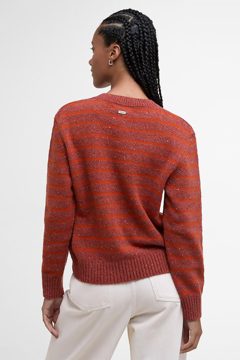 Maglione girocollo Claydon con motivo a righe