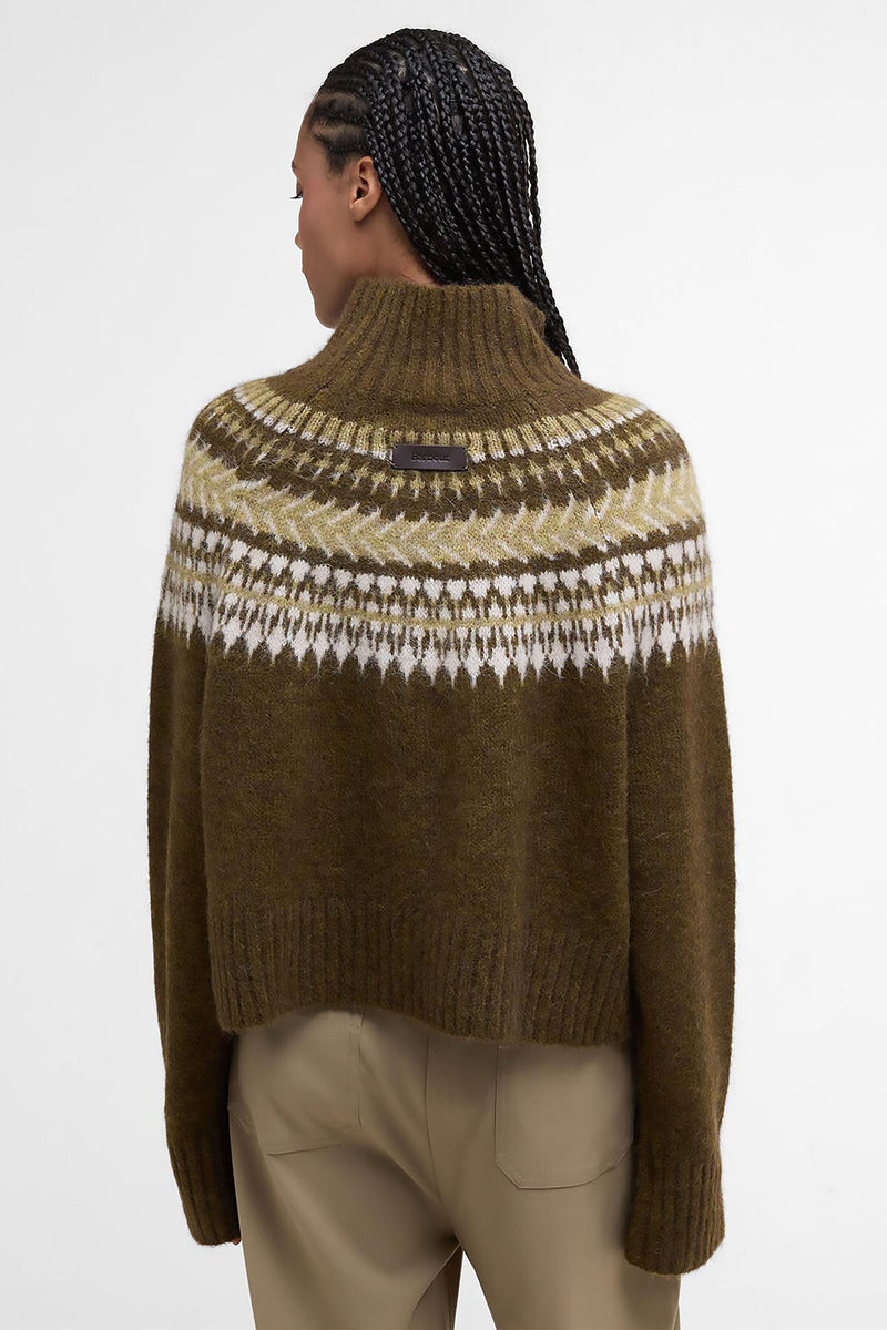 Lorrie Fair Isle Roll-Neck Jumper
