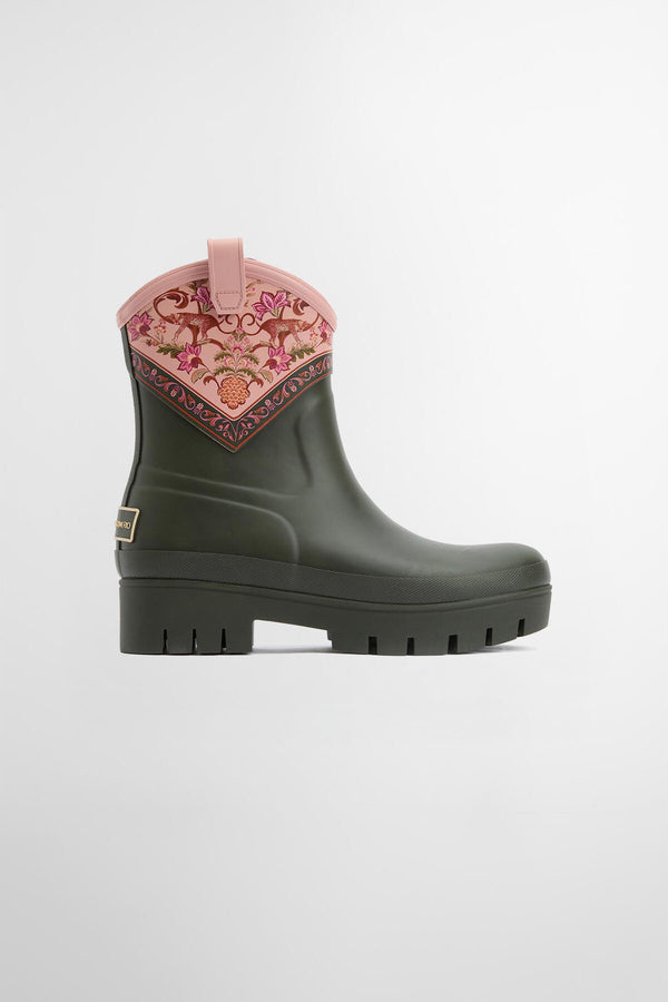Barbour x FARM Rio Thais Ankle Wellingtons