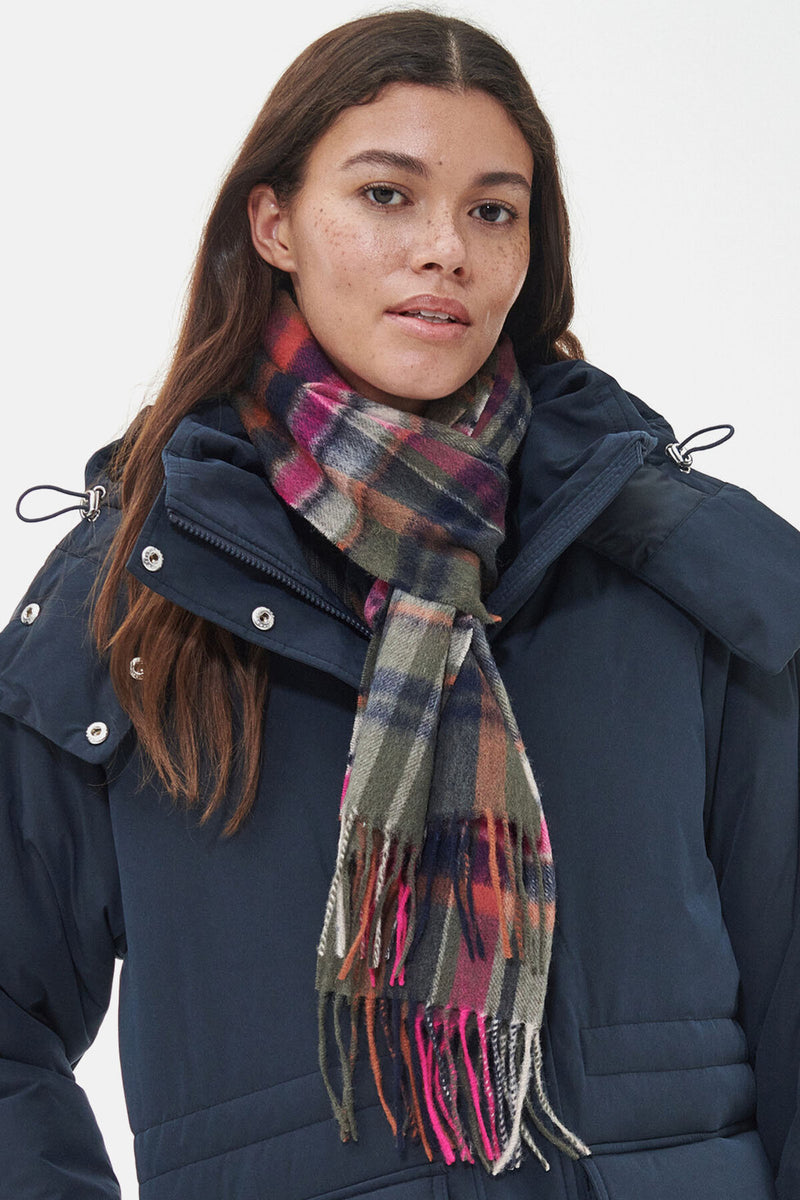 Sciarpa invernale vintage Plaid