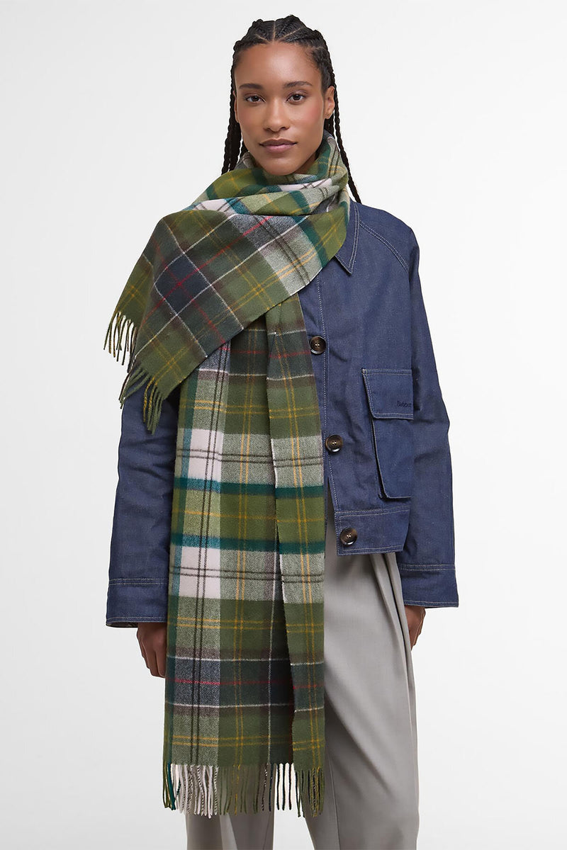 Serena Tartan Lambswool Scarf