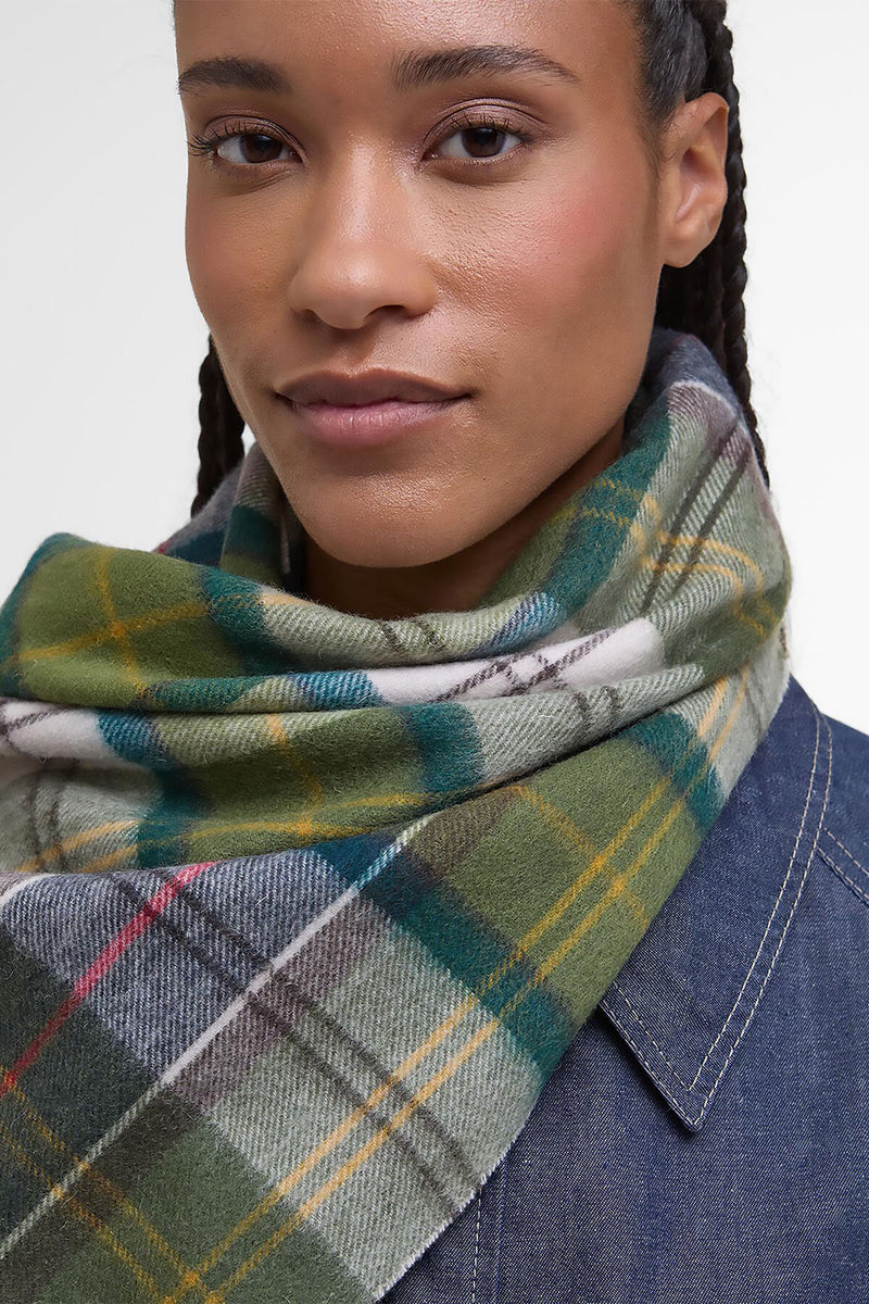 Serena Tartan Lambswool Scarf