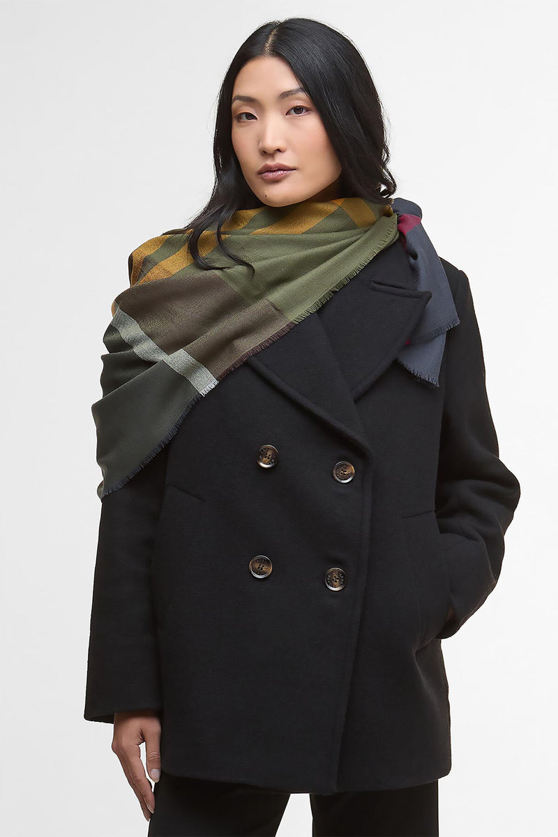 Saffron Tartan Lambswool Scarf