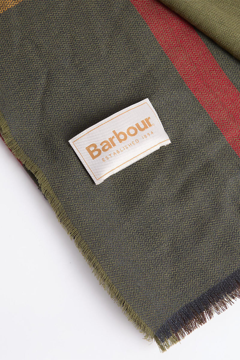 Saffron Tartan Lambswool Scarf