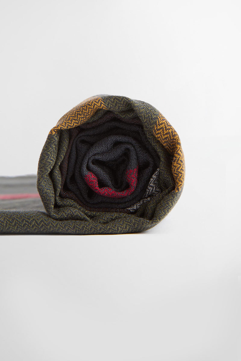 Saffron Tartan Lambswool Scarf