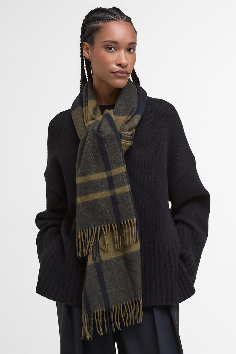 Maxine Tartan Lambswool Scarf