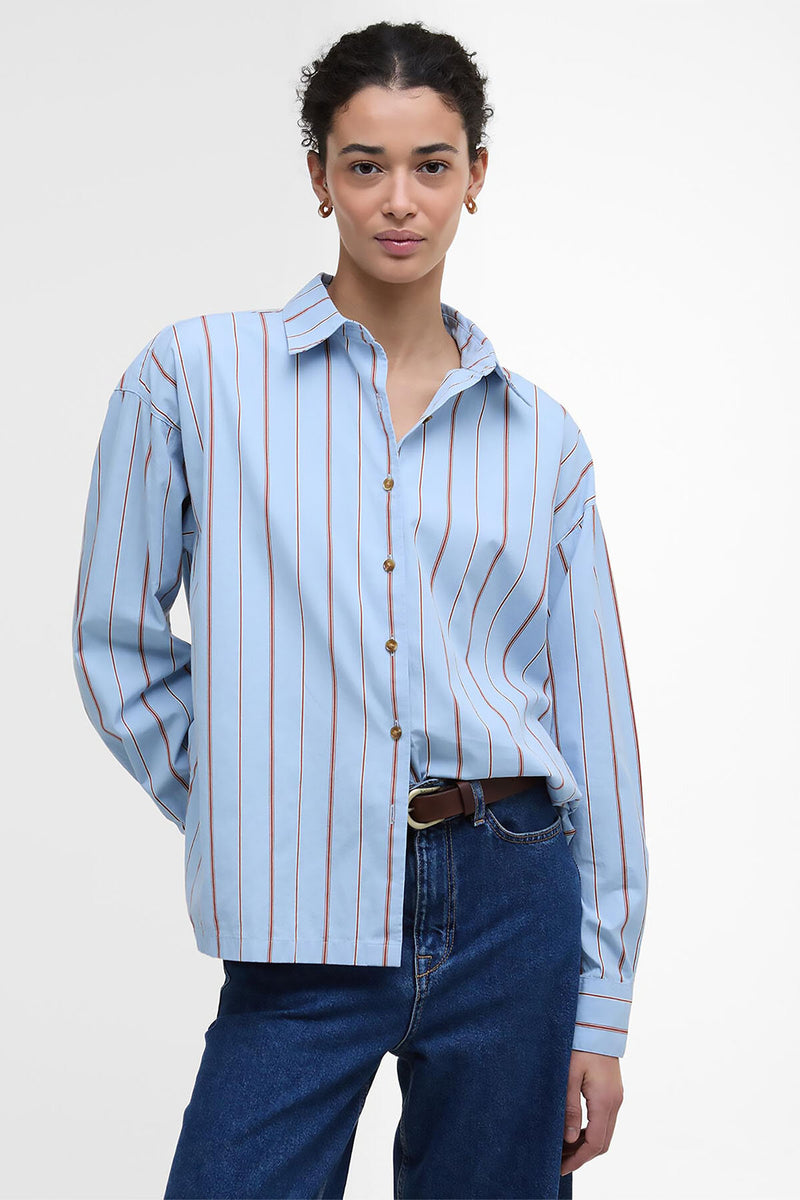 Camicia Saffron con motivo a righe dalla vestibilità comoda