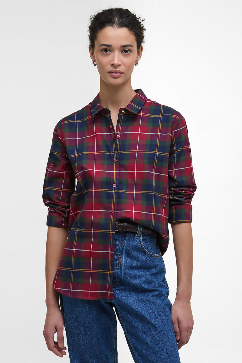Camicia Glades in tartan dalla vestibilità rilassata