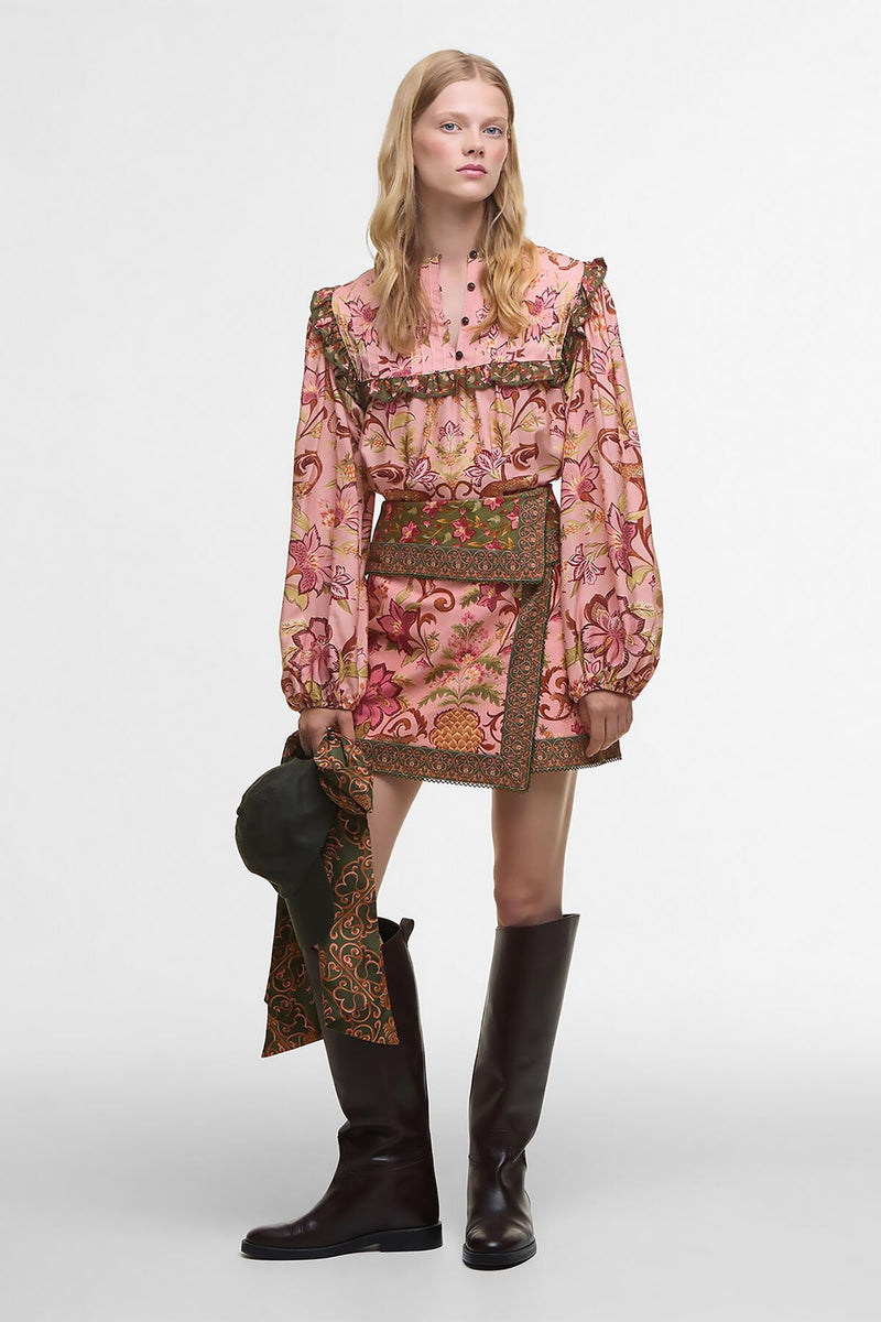 Blusa a maniche lunghe Cami Barbour x FARM Rio