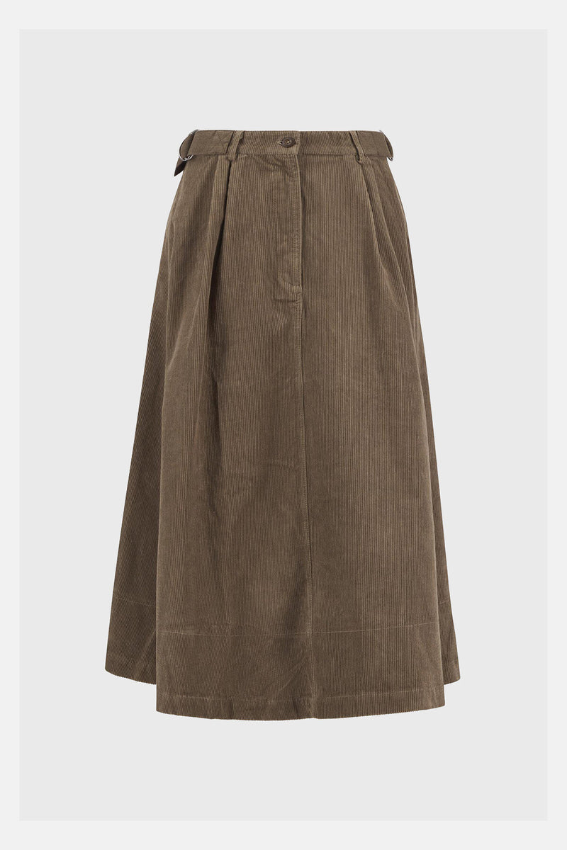 Yasmin Cord Midi Skirt