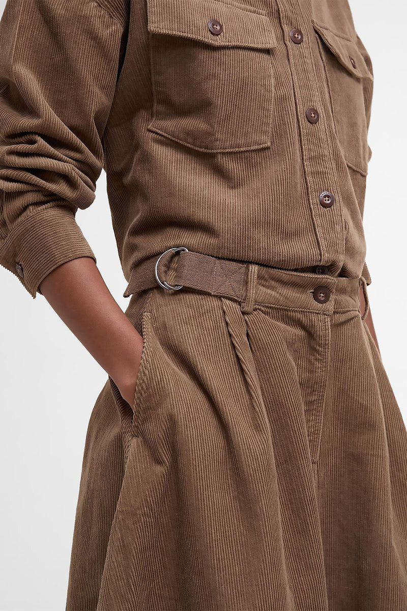 Yasmin Cord Midi Skirt