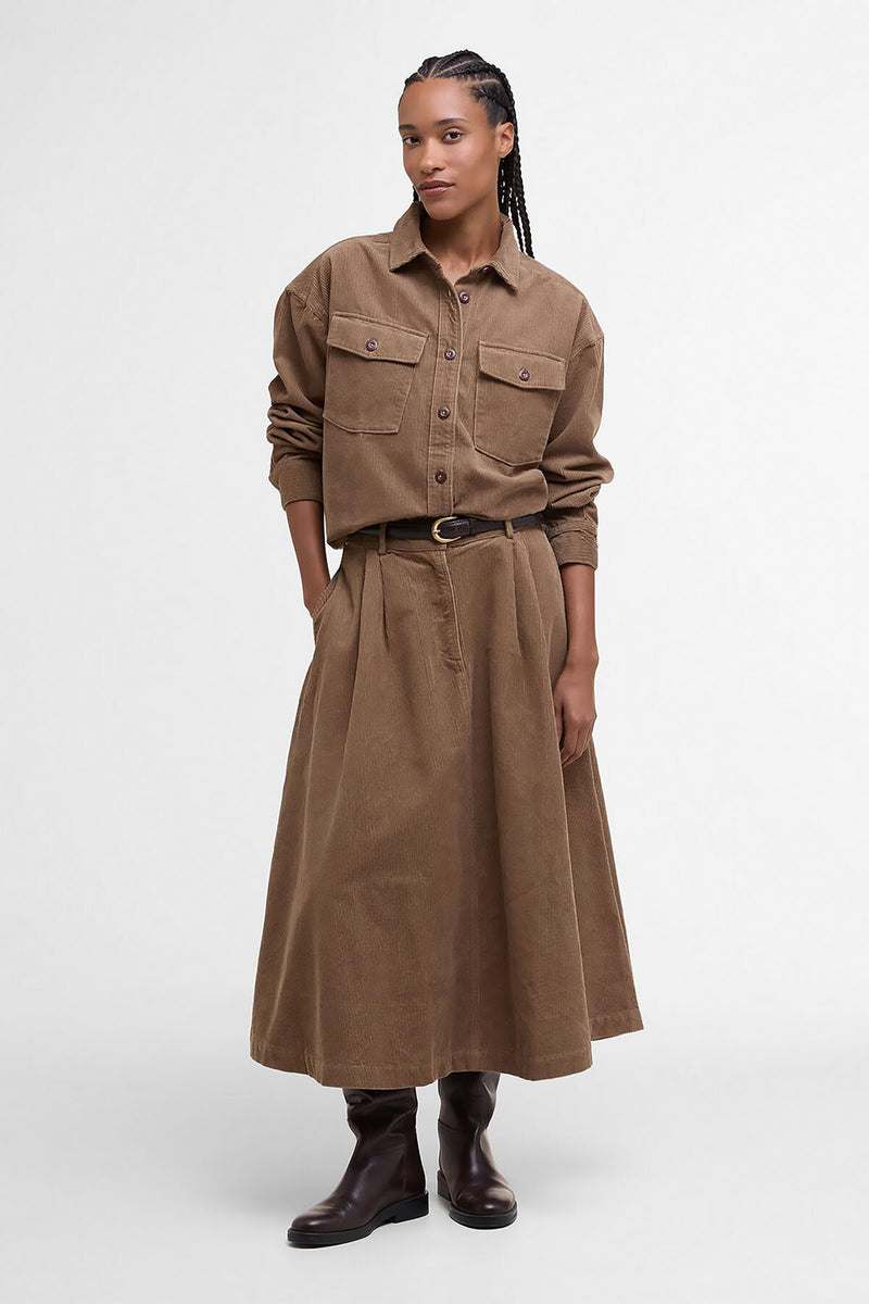 Yasmin Cord Midi Skirt