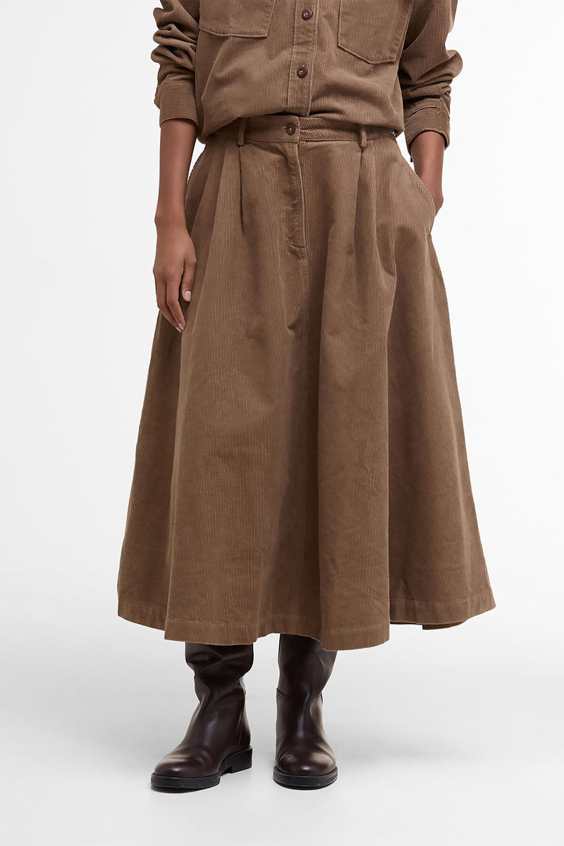 Yasmin Cord Midi Skirt