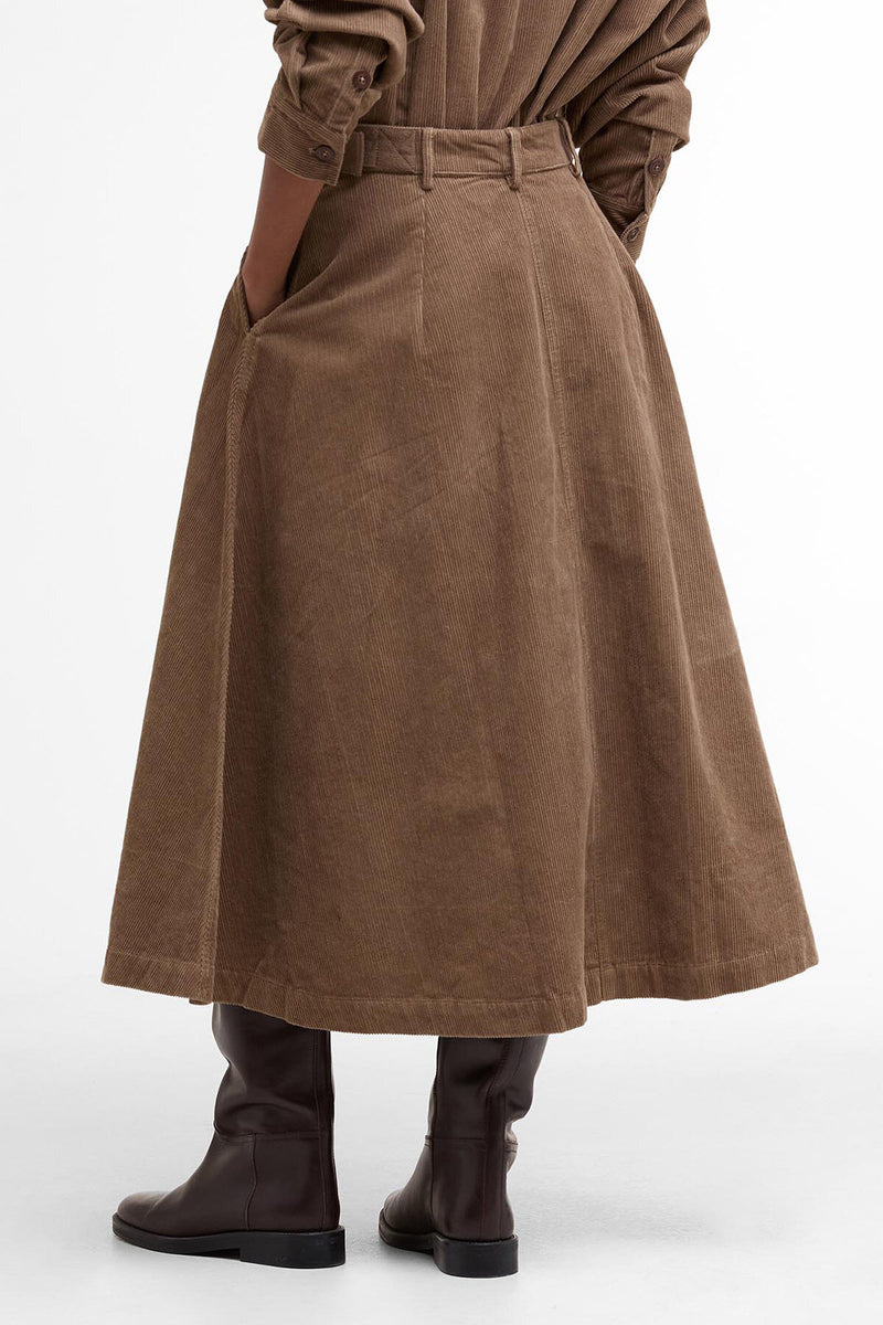 Yasmin Cord Midi Skirt