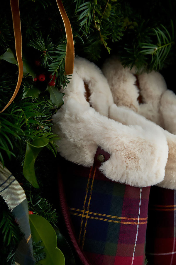 Claudia Tartan Mule Slippers