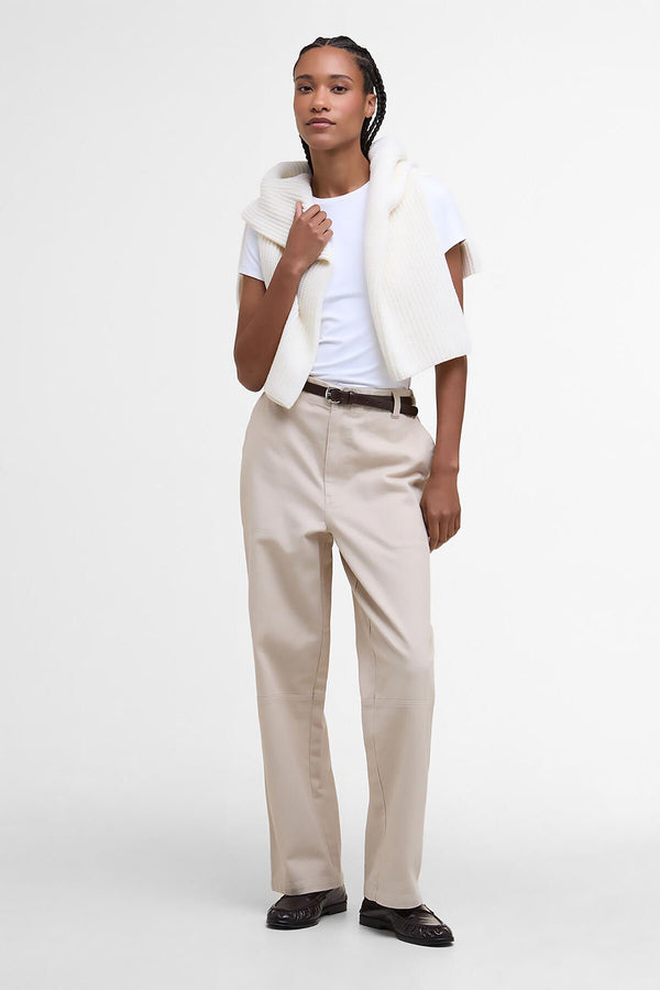 Faye Straight-Leg Trousers