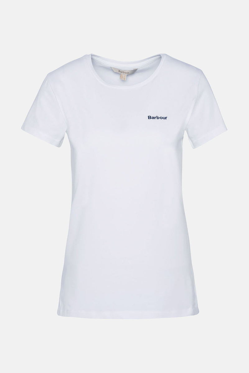 T-shirt con logo Saltford Barbour