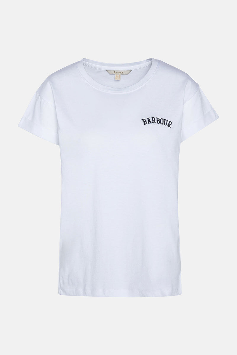 T-shirt con logo Kenmore Barbour