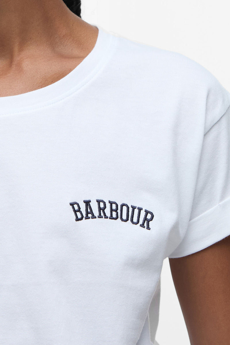 T-shirt con logo Kenmore Barbour