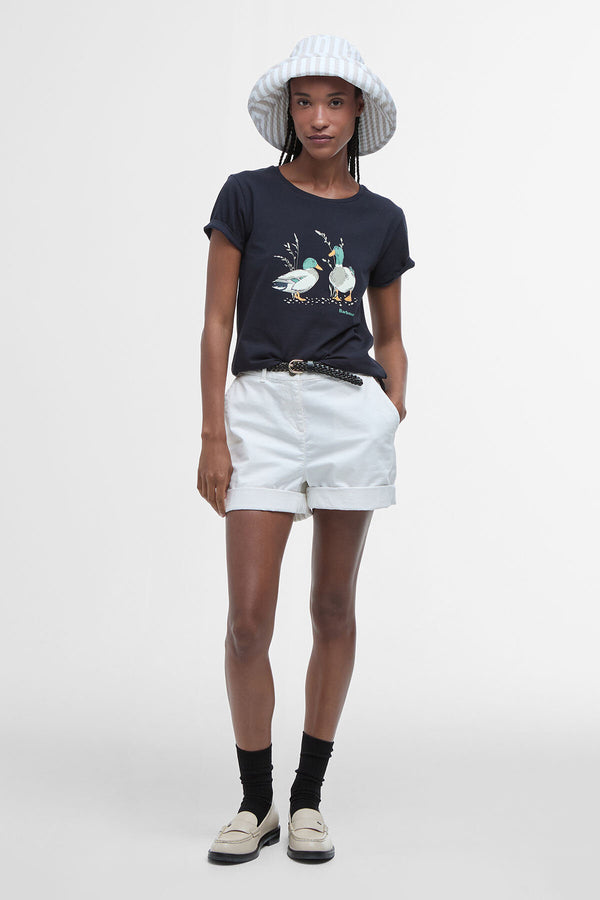 T-shirt con stampa Penfor Barbour