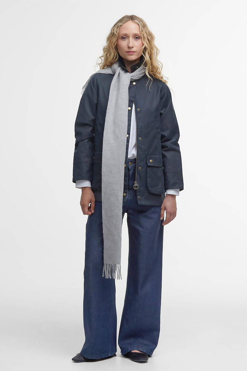 Acorn Wax Jacket Navy by Barbour Lady Women WP Store