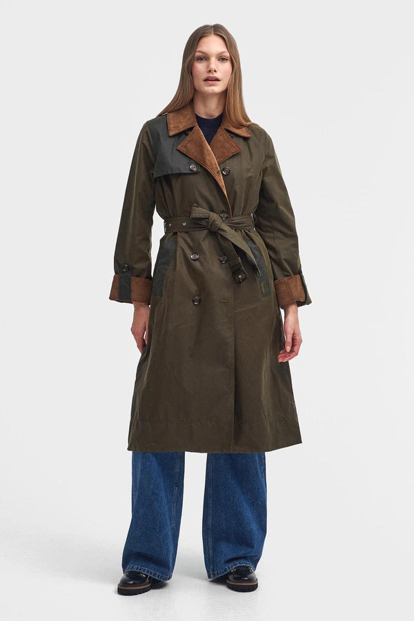 Brackley Waxed Trench Coat