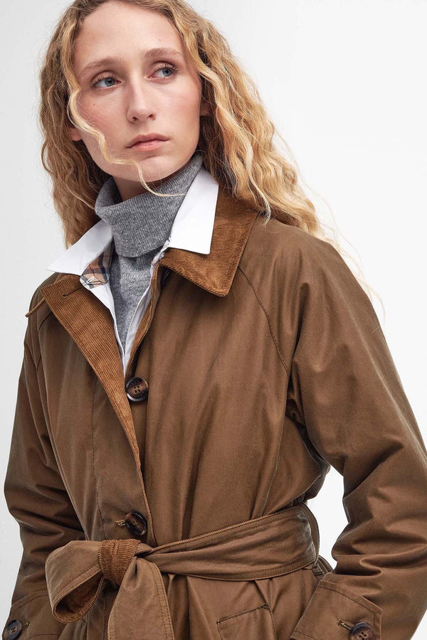 Marianne Waxed Trench Coat