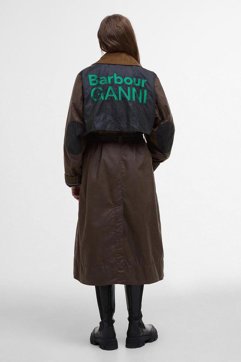 Barbour Ganni Wax Trench