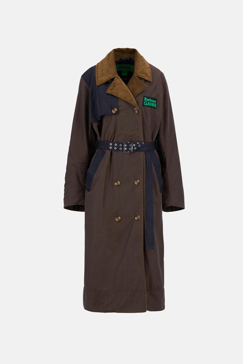 Barbour Ganni Wax Trench