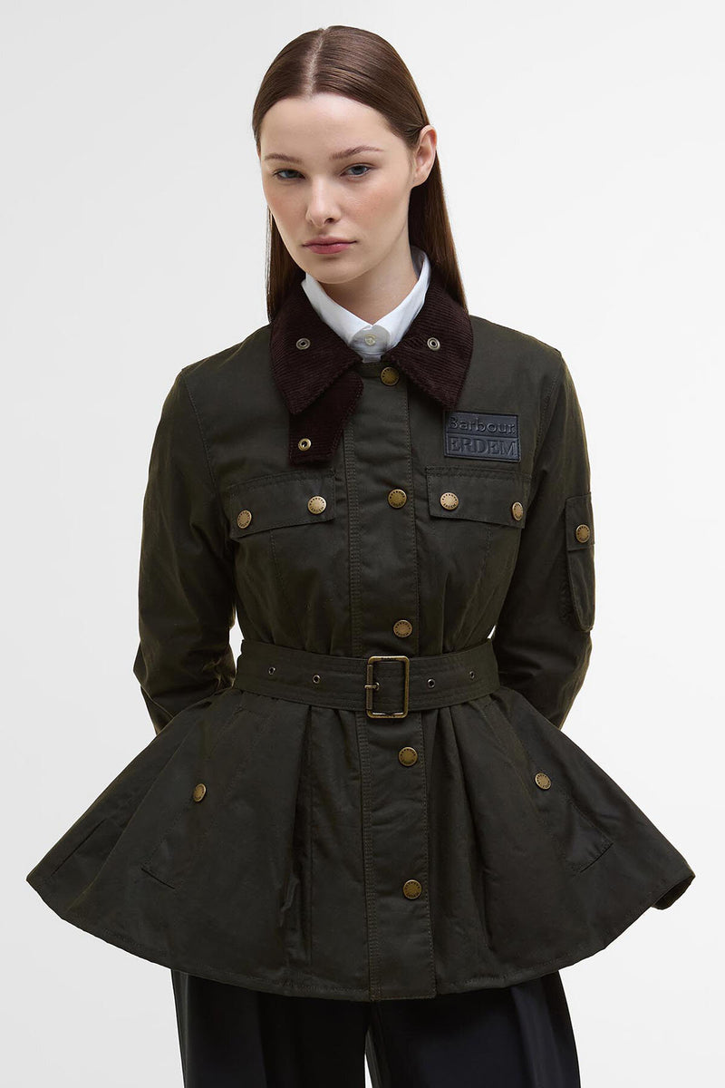 Giacca cerata Constance Barbour x ERDEM