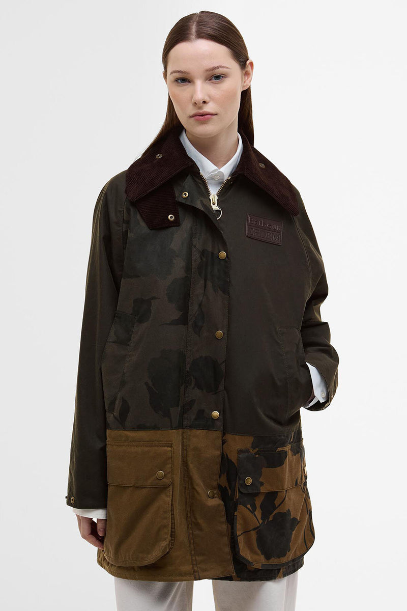 Giacca cerata Beauflower Barbour x ERDEM