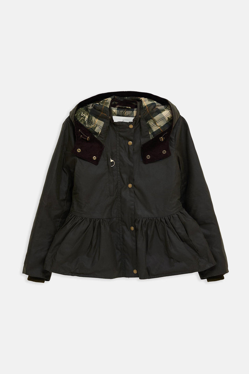 Giacca cerata Dhalia Barbour x ERDEM