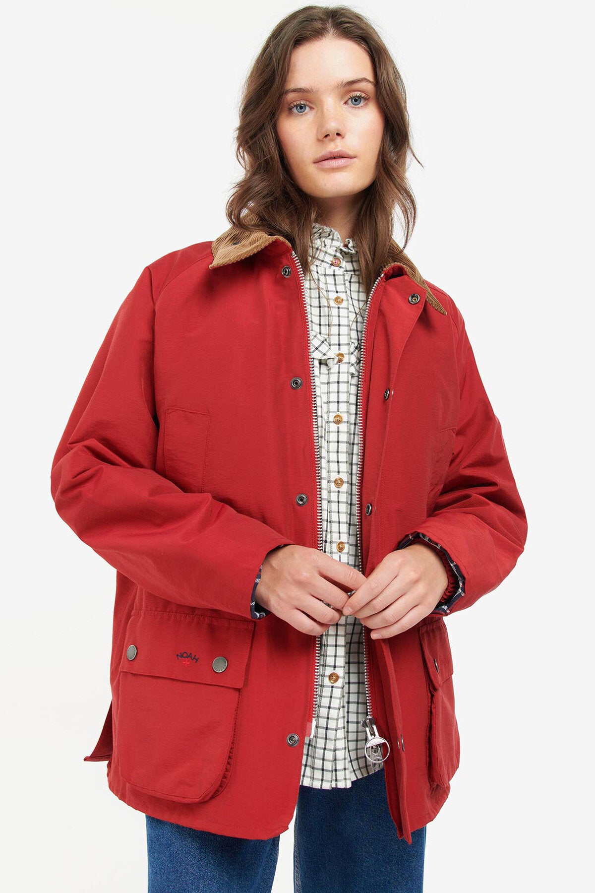 Barbour x NOAH 60/40 Bedale Casual Red by Barbour | Men | WP Store