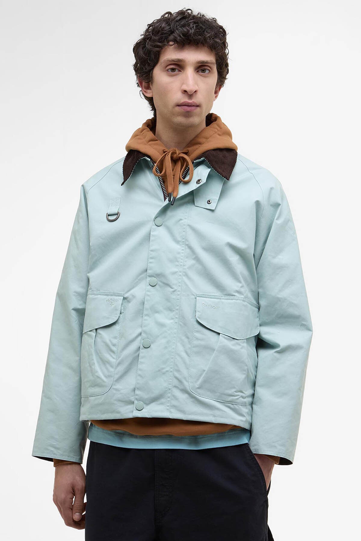 Barbour x NOAH Wading Casual Jacket Ice blue by Barbour | Men | WP