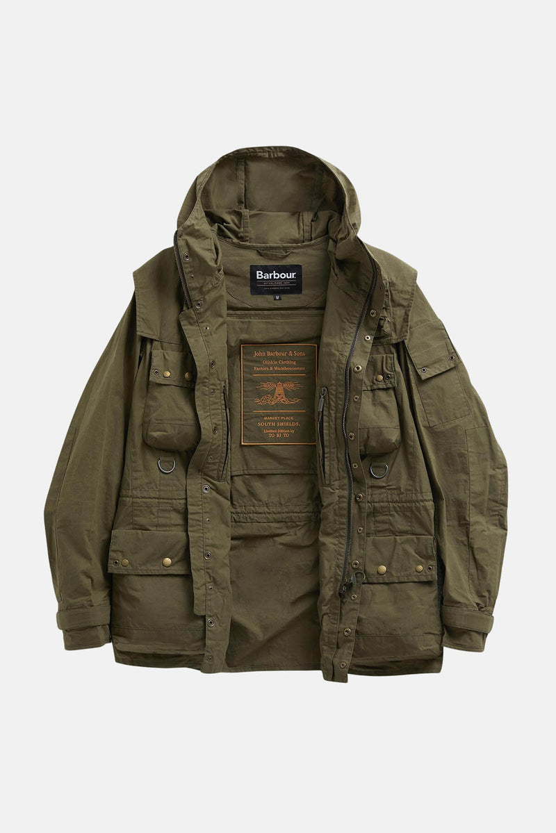 Giacca casual utility Field Barbour x TO KI TO