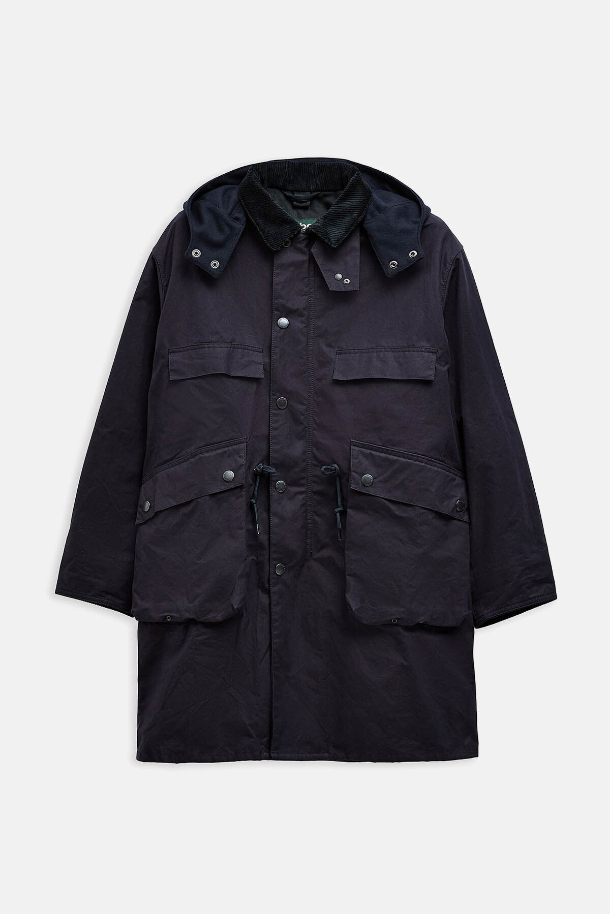 Barbour x Kaptain Sunshine Oversized Bedale Casual Field Coat Dark
