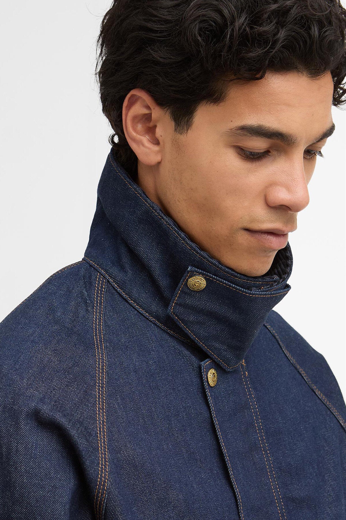 ジャケット・アウター LEVI'S x Barbour Bedale Denim Jacket S Barbour Giacca in denim Bedale oversize Barbour x Levi's Dark