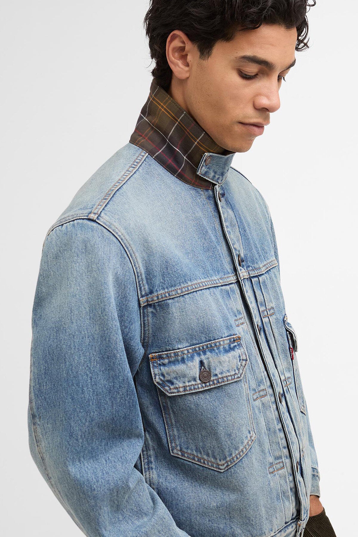Barbour Giacca in denim Type II Barbour x Levi's Vintage washed