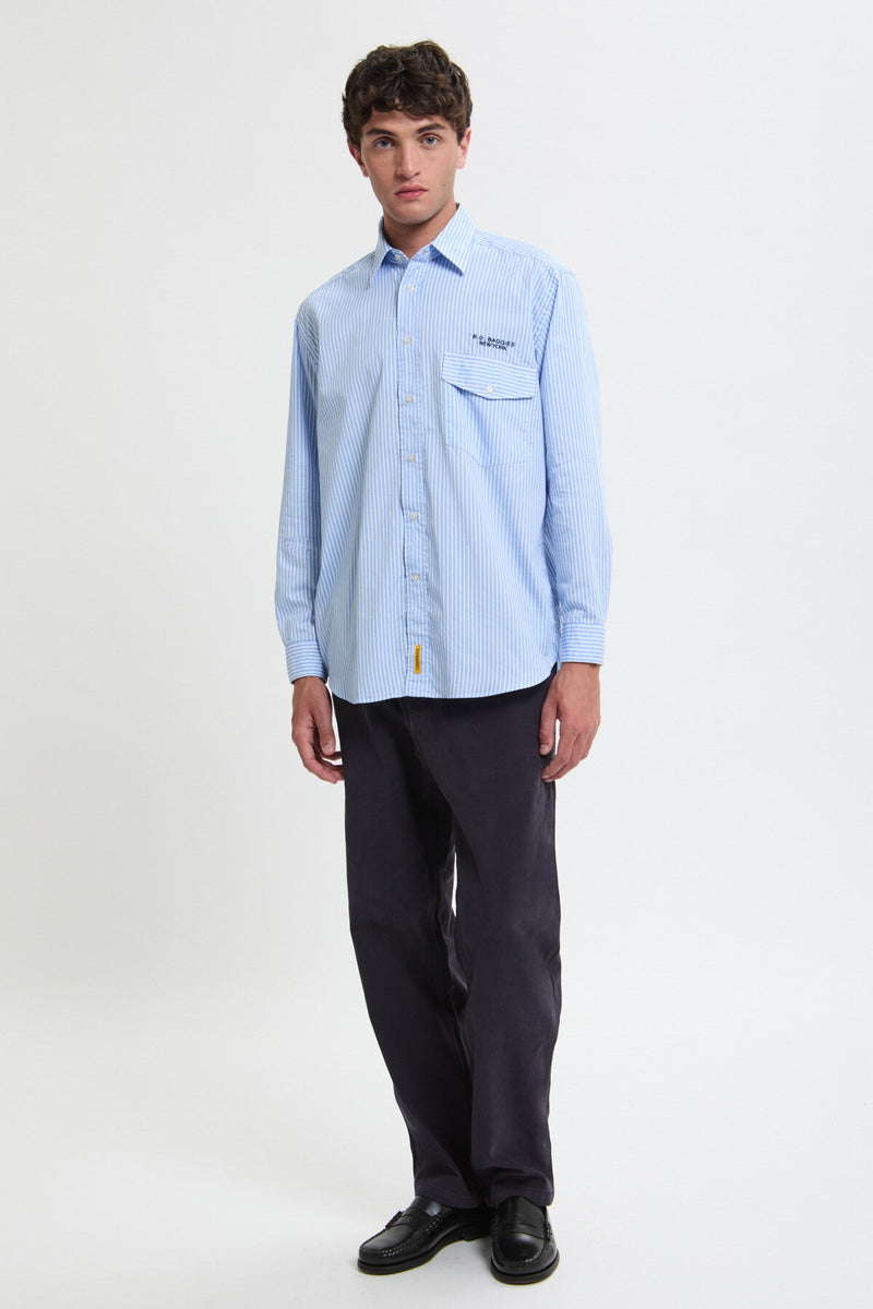 Camicia Mercer Con Ricamo