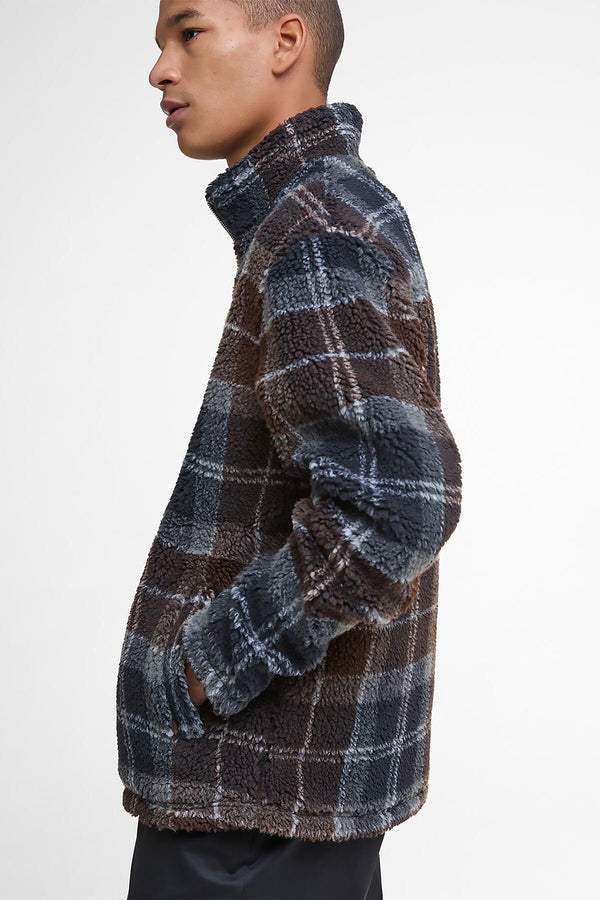 Tartan Fleece Zip Through