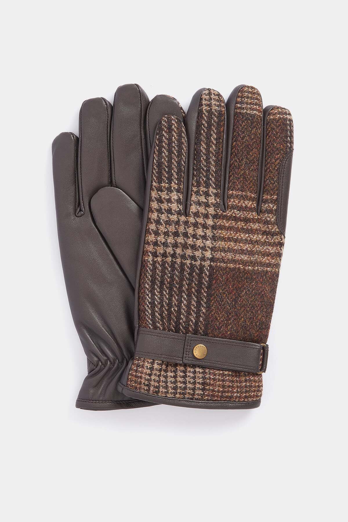 Deveron Tweed Waterproof Gloves Rustic mix by Barbour | Men | WP Store