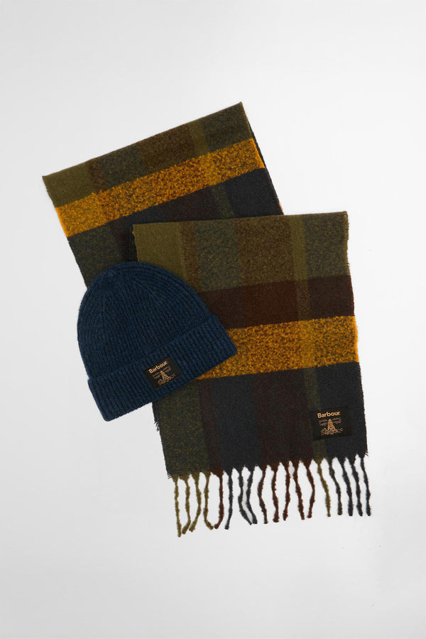 Barbour Westerdale Beanie and Scarf Gift Set